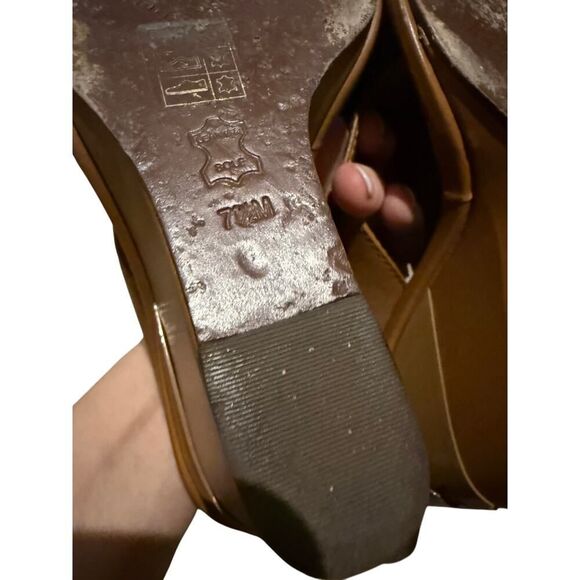 Tory Burch Gabrielle Wedge Sandals Sz. 7.5 - Picture 9 of 10